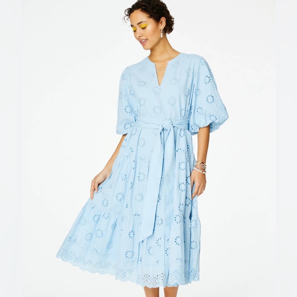 Roller Rabbit eyelet midi dress